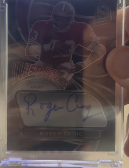 2024 Panini Spectra Illustrious Legends Roger Craig — front