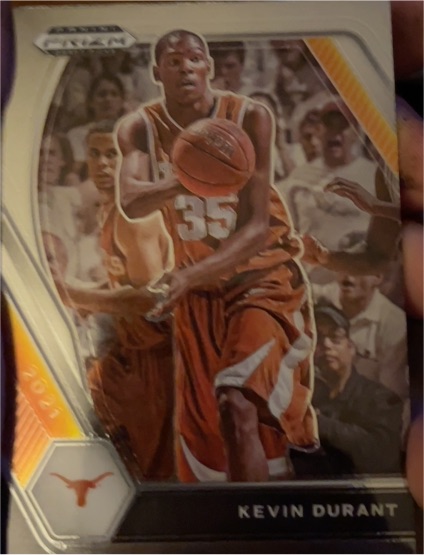 2021 Panini Prizm Draft Picks #52 Kevin Durant Texas Longhorns — front
