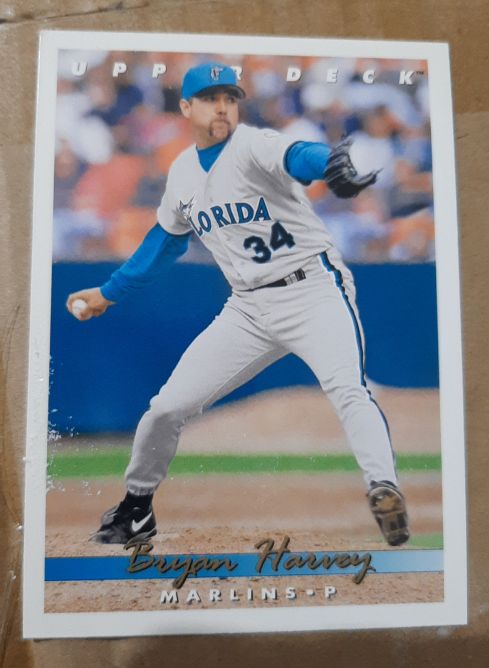 1993 Upper Deck #684 Bryan Harvey Florida Marlins — front