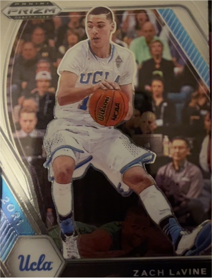 2021 Panini Prizm Draft Picks #80 Zach LaVine UCLA Bruins — front