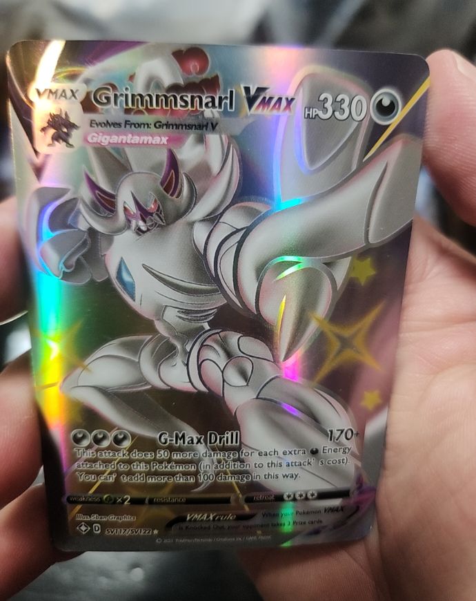 2021 Pokémon TCG Shining Fates SV117 Grimmsnarl VMAX — front