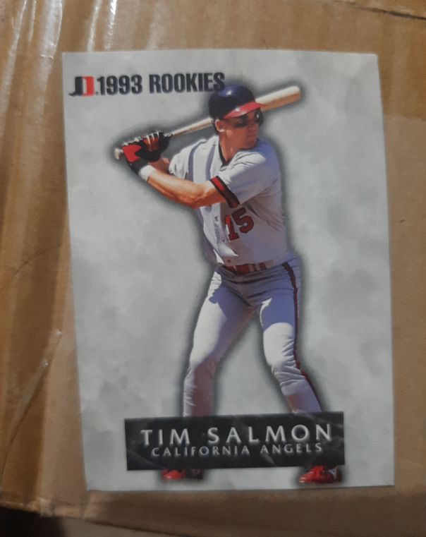 1993 Jimmy Dean Rookies #9 Tim Salmon — front