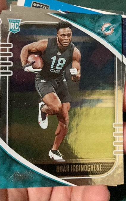 2020 Panini Absolute Football #184 Noah Igbinoghene — front