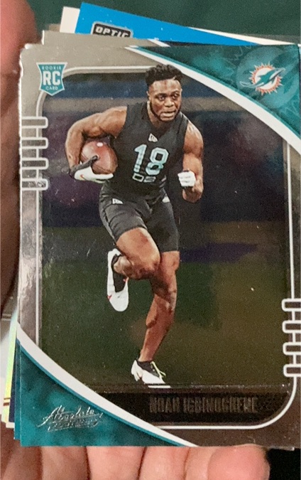 2020 Panini Absolute #184 Noah Igbinoghene — front