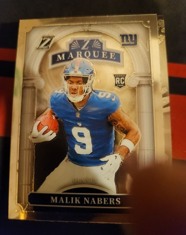 2024 Panini Zenith #6 Malik Nabers Z Marquee Rookie Card — front