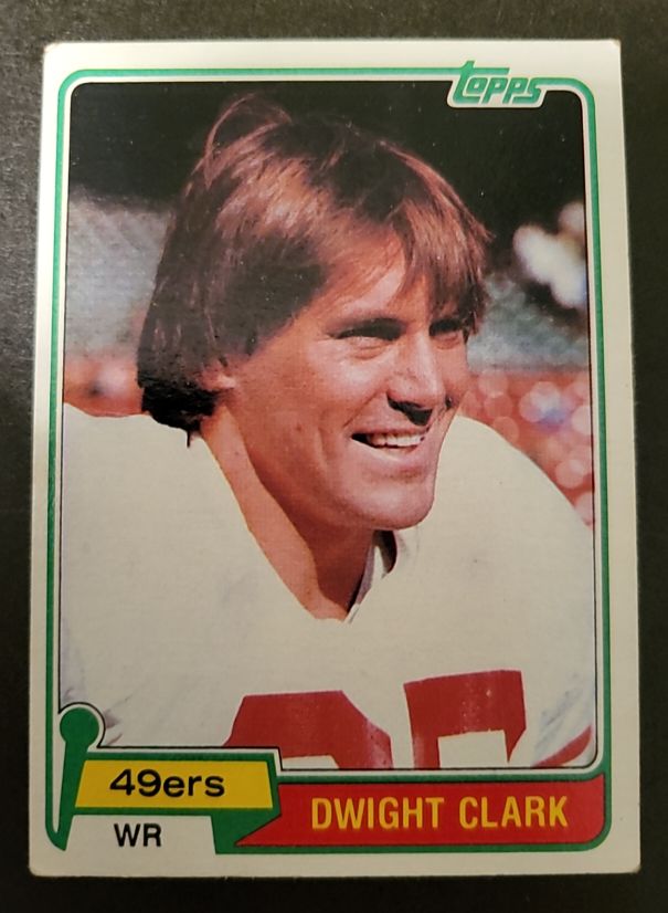 1981 Topps #422 Dwight Clark — front