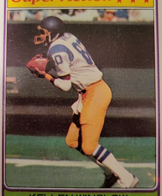 1981 Topps #524 Kellen Winslow — front