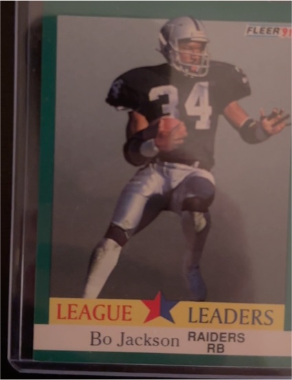 1991 Fleer #416 Bo Jackson — front