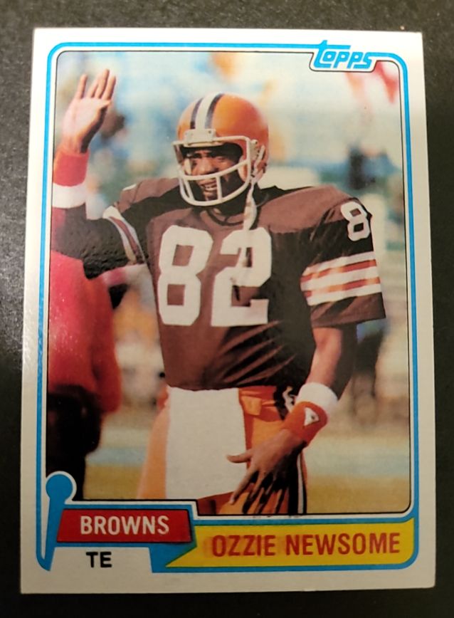 1981 Topps #435 Ozzie Newsome — front