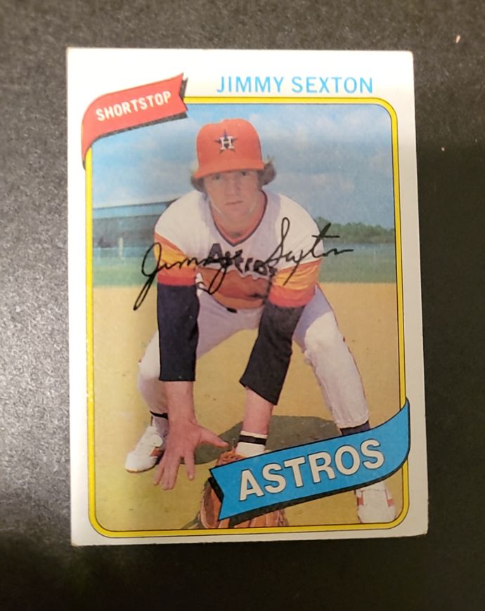 1980 Topps #11 Jimmy Sexton Houston Astros — front