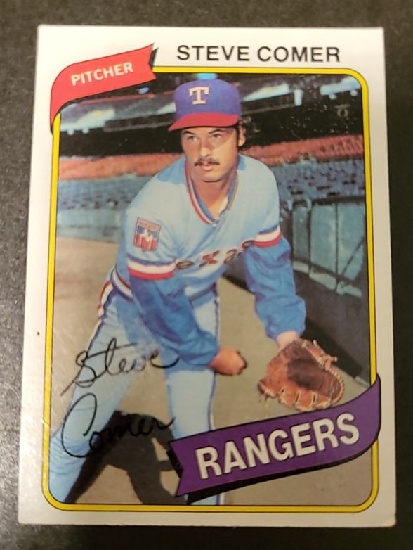1980 Topps #144 Steve Comer — front