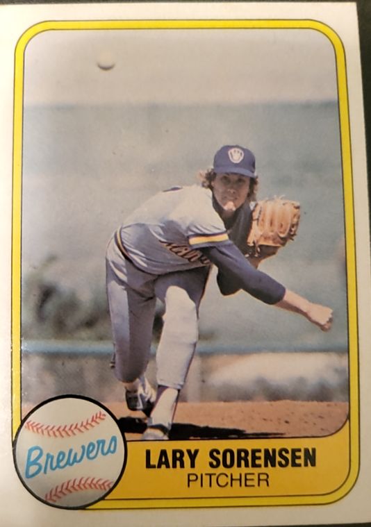 1981 Fleer #519 Lary Sorensen — front