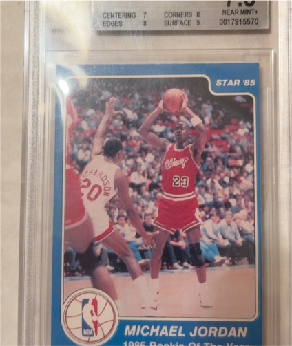1984-85 Star #288 Michael Jordan — front