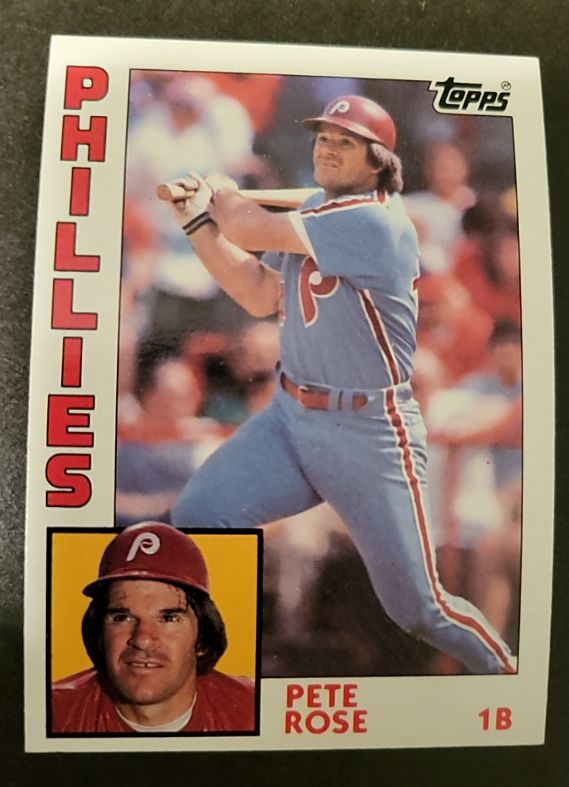 1984 Topps #300 Pete Rose — front
