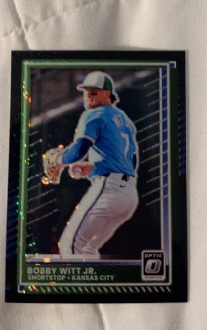 2025 Panini Donruss Optic #27 Bobby Witt Jr. — front
