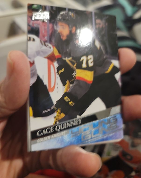 2020-21 Upper Deck Series 2 #454 Gage Quinney Young Guns — front