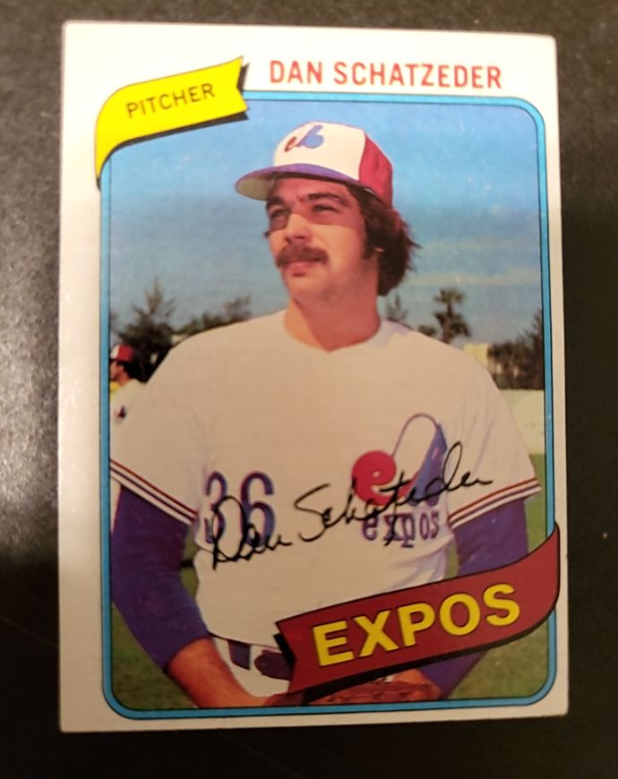 1980 Topps #267 Dan Schatzeder — front