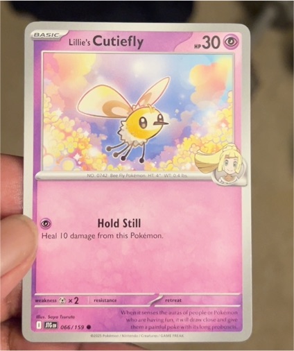 2025 Pokémon Scarlet & Violet Journey Together #66 Lillie's Cutiefly — front