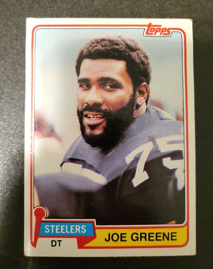 1981 Topps #495 Joe Greene — front