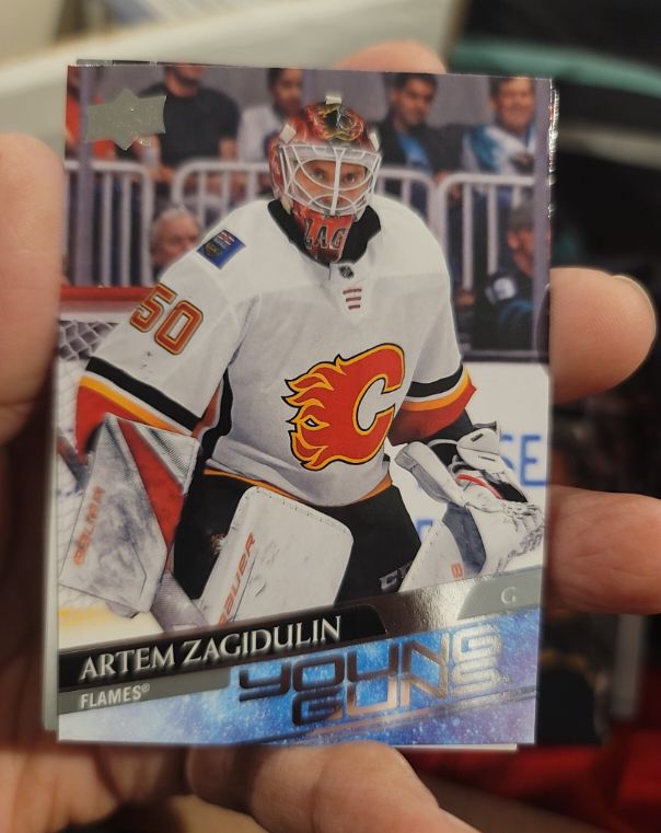 2020-21 Upper Deck #244 Artem Zagidulin Young Guns Rookie Card — front