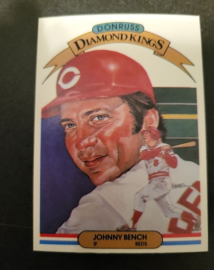 1983 Donruss Diamond Kings #22 Johnny Bench — front