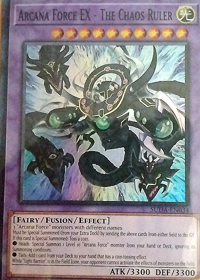 Yu-Gi-Oh! Arcana Force EX - The Chaos Ruler SUDA-EN034 — front