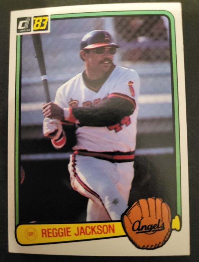 1983 Donruss #115 Reggie Jackson — front