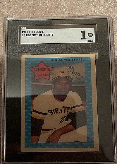 1971 Kellogg's #5 Roberto Clemente — front