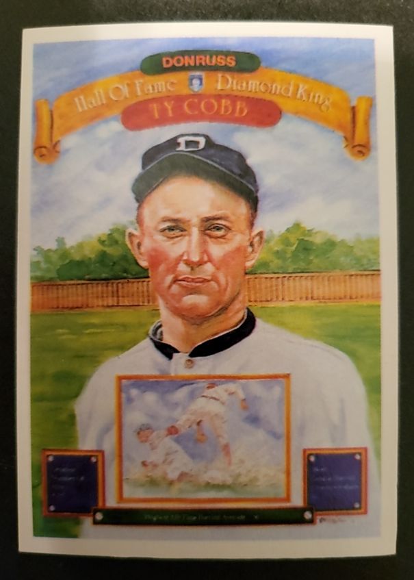 1983 Donruss #653 Ty Cobb — front