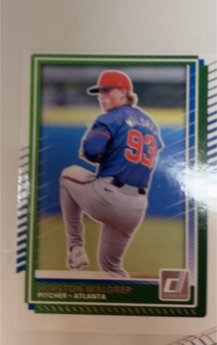 2025 Donruss #58 Hurston Waldrep — front