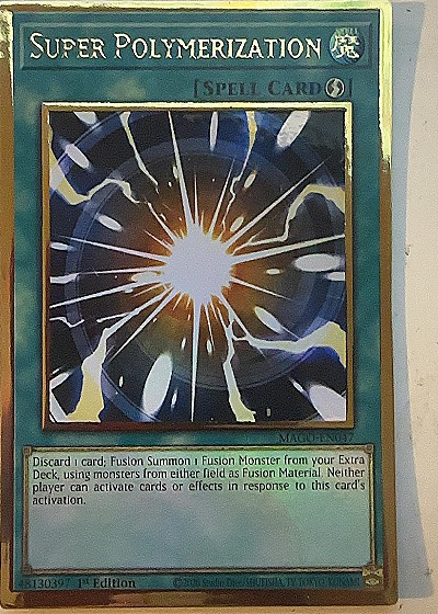 2002 Yu-Gi-Oh! MAGO-EN047 Super Polymerization — front