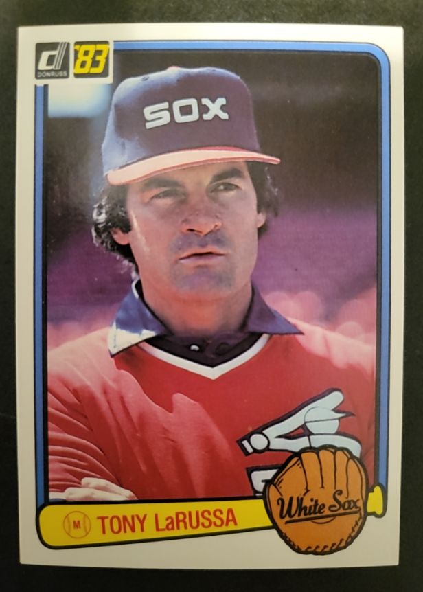 1983 Donruss #571 Tony LaRussa Chicago White Sox — front