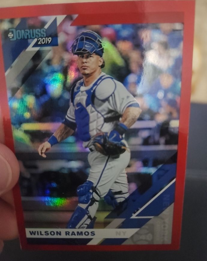 2019 Donruss #NY Wilson Ramos — front