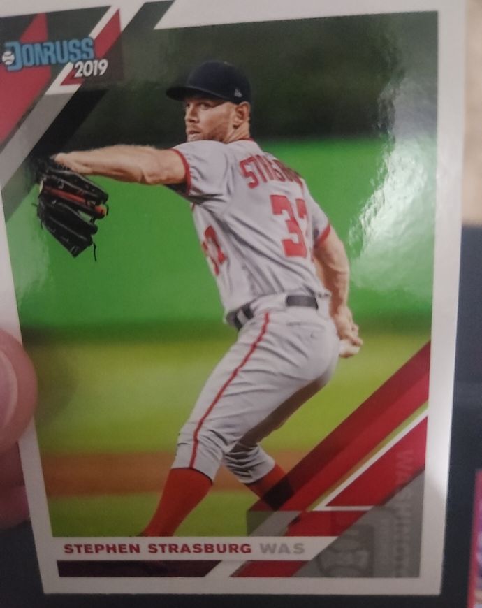 2019 Donruss #52 Stephen Strasburg Washington Nationals — front