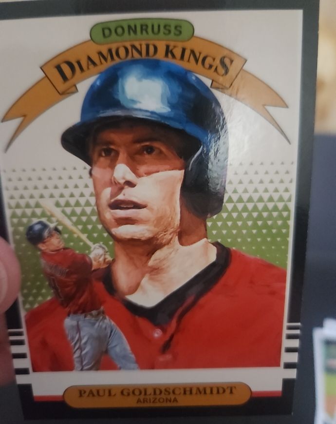 2019 Donruss Diamond Kings #28 Paul Goldschmidt — front