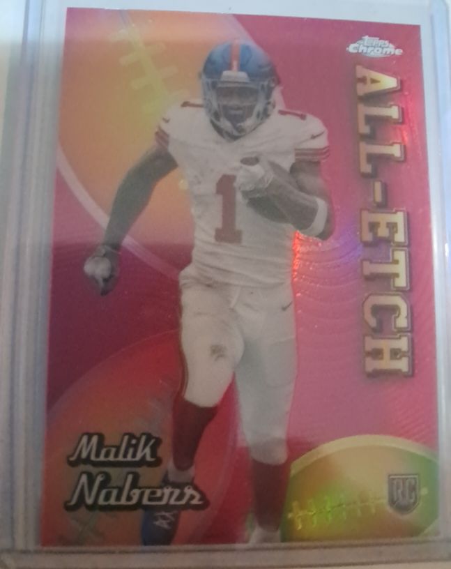 2024 Topps Chrome All-Etch #CAE-MN Malik Nabers — front