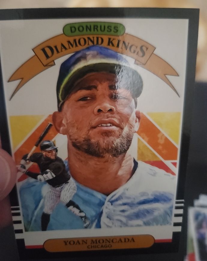 2019 Donruss Diamond Kings #9 Yoan Moncada — front