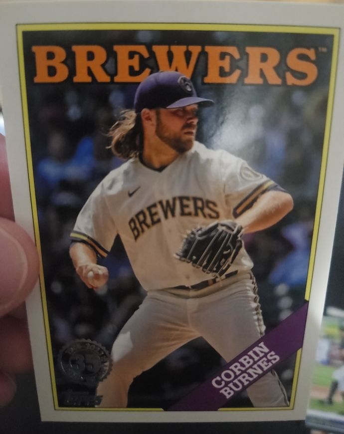 2023 Topps Series 1 1988 Topps #T88-38 Corbin Burnes — front