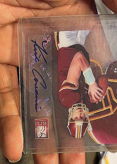 1986 Donruss Elite #1 Joe Theismann — front