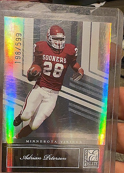 2004 Donruss Elite #198 Adrian Peterson — front