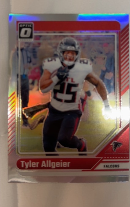 2024 Donruss Optic #9 Tyler Allgeier — front