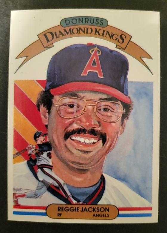 1983 Donruss #3 Reggie Jackson Diamond Kings California Angels — front