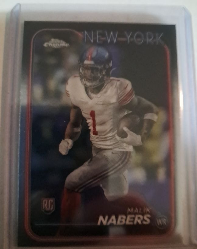 2024 Topps Chrome #205 Malik Nabers — front