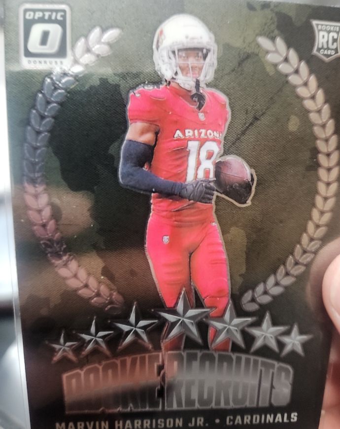 2024 Panini Donruss Optic #2 Marvin Harrison Jr. Rookie Recruits — front