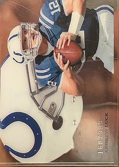 2012 Panini Elite Hard Hats #1 Andrew Luck — front