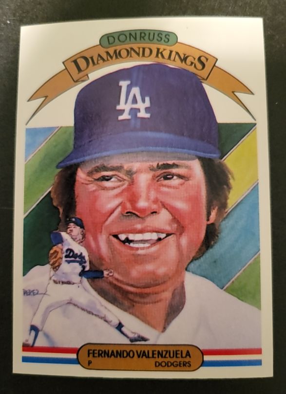1983 Donruss Diamond Kings #1 Fernando Valenzuela — front