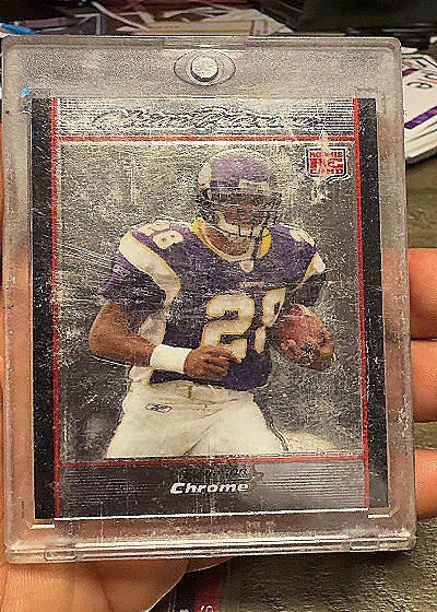 2007 Bowman Chrome #BC65 Adrian Peterson — front
