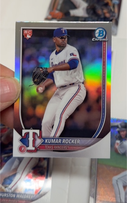 2025 Bowman Chrome #80 Kumar Rocker — front