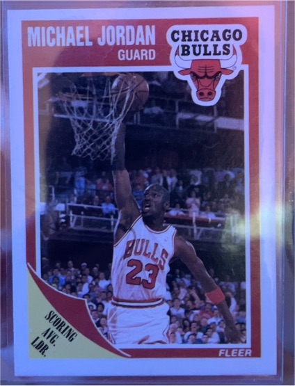 1989-90 Fleer #21 Michael Jordan — front
