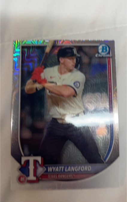 2025 Bowman Chrome #33 Wyatt Langford — front
